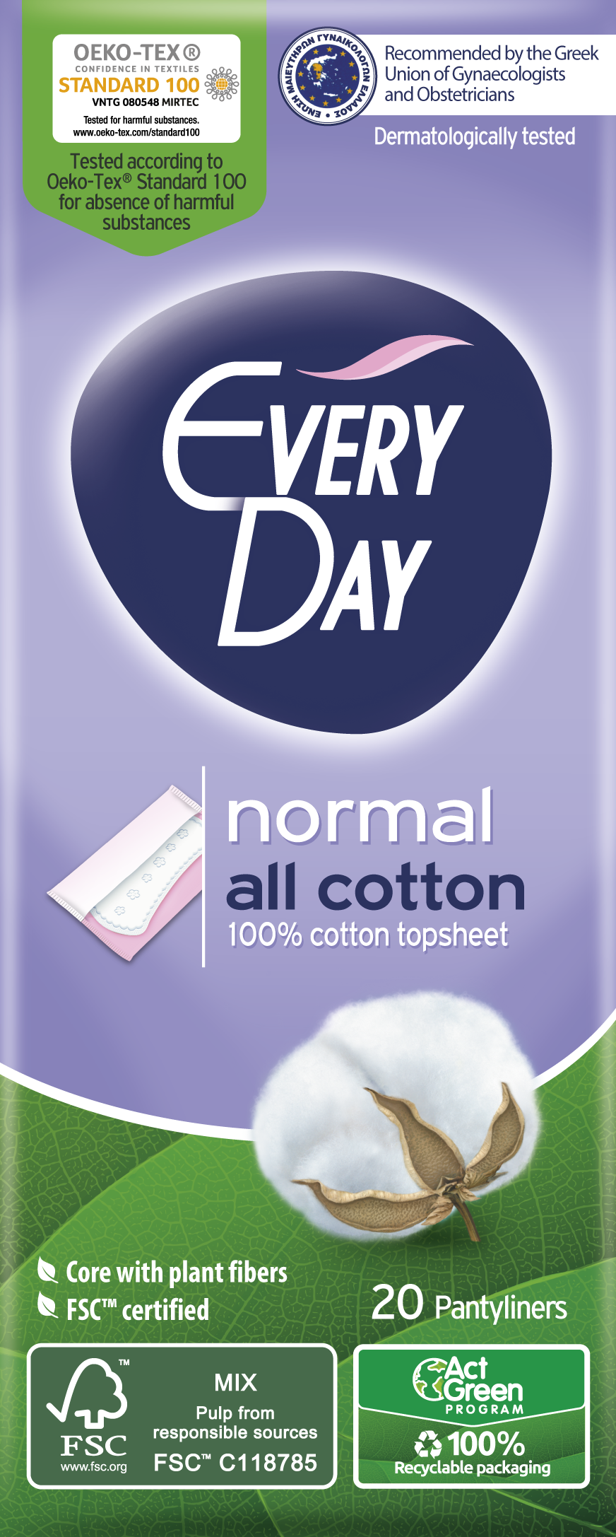 EveryDay Sensitive With Cotton MAXI NIGHT Ultra Plus Value Pack 18 τμχ -  Vita4you