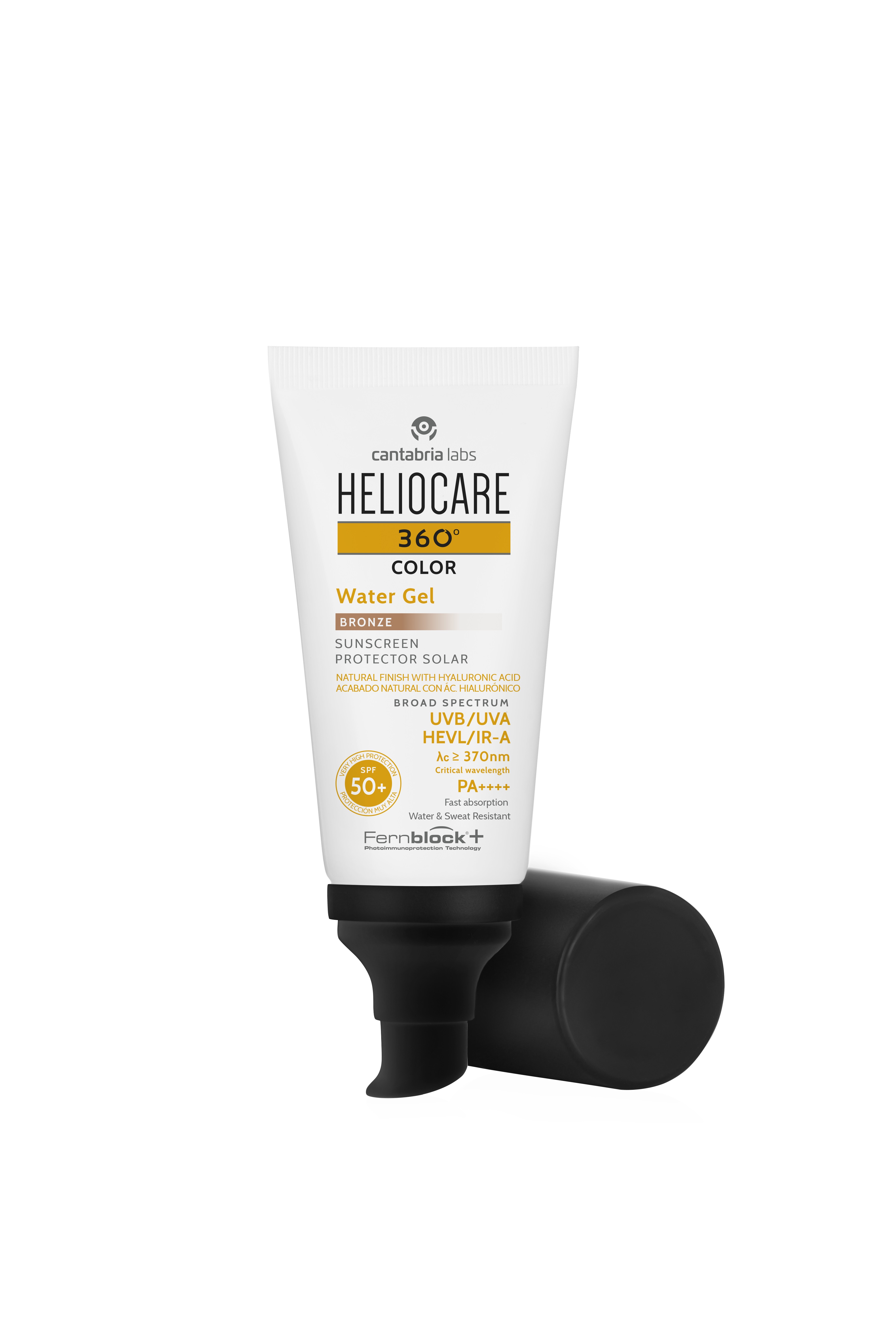 HELIOCARE 360 WATER GEL COLOR BRONZE-Слънцезащитен свръхлек хидратиращ гел с оцветен-тъмен SPF 50+ 50 ml/19676-01