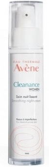 Eau Thermale Avène Cleanance WOMEN Smoothing Night Cream, for Adult Blemish  Prone, wrinkles and fine lines, Retinaldehyde, Non-Comedogenic, 30 ml :  : Beauty & Personal Care