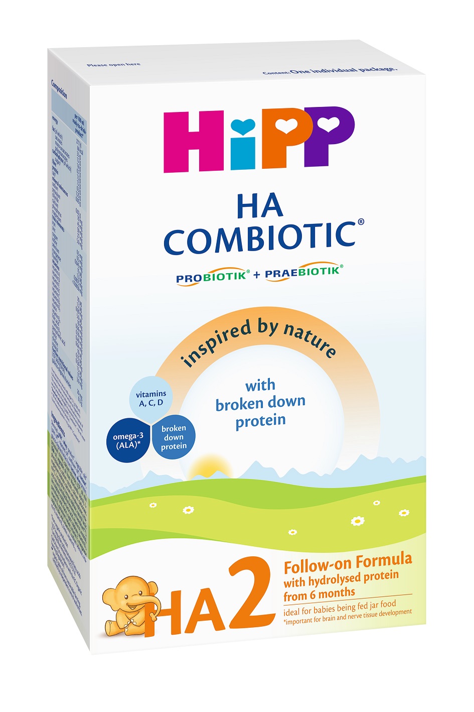 HIPP HA COMBIOTIC 2 hypoallergenic transitional milk 350g 2148