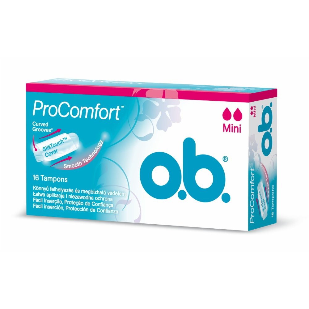 O.b. ProComfort Mini Dynamic Fit Tampons - Mini Tampons, 16 pcs.