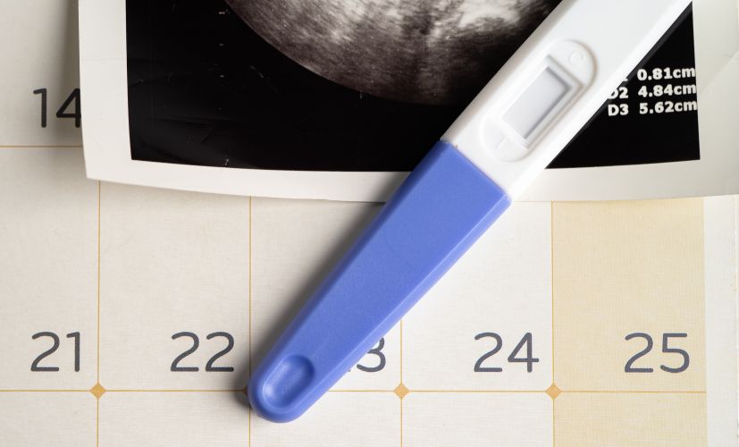 pregnancy-test-with-ultrasound-scan-of-baby-uterus