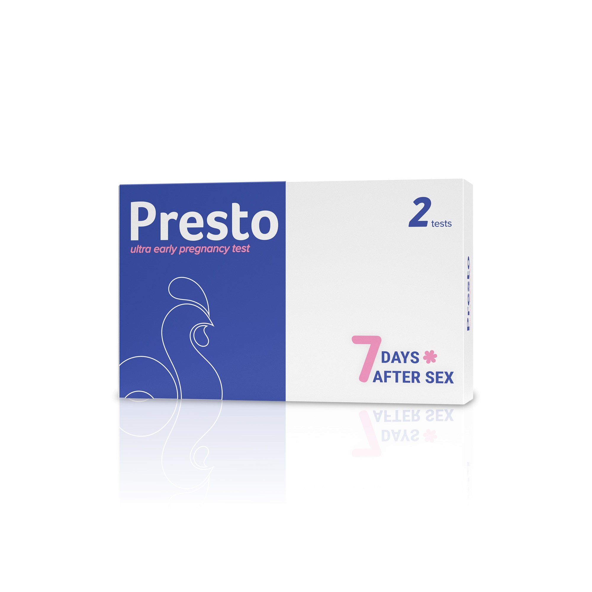 PRESTO pregnancy test Early diagnosis 2 cassettes