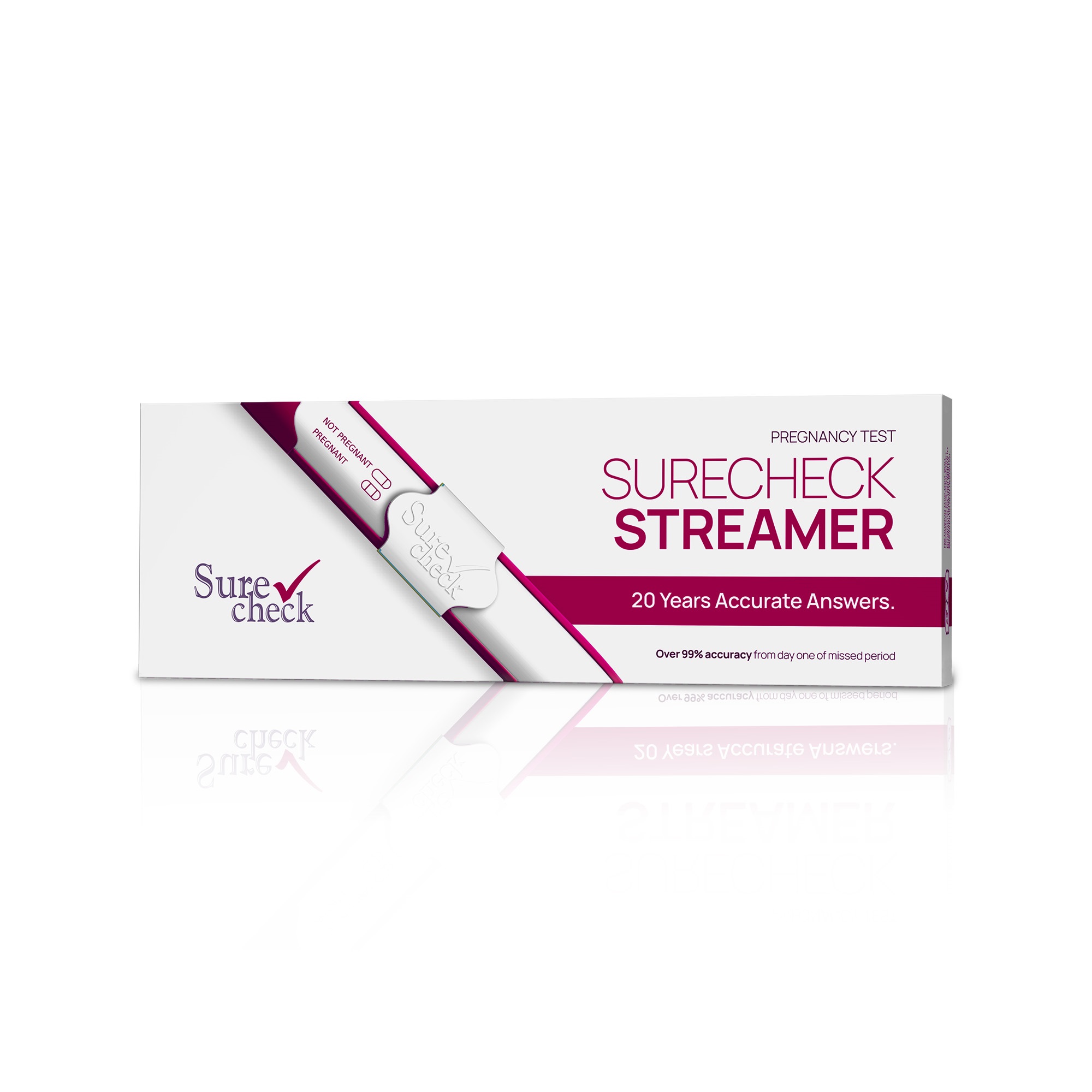 SURE CHECK STREAMER pregnancy test