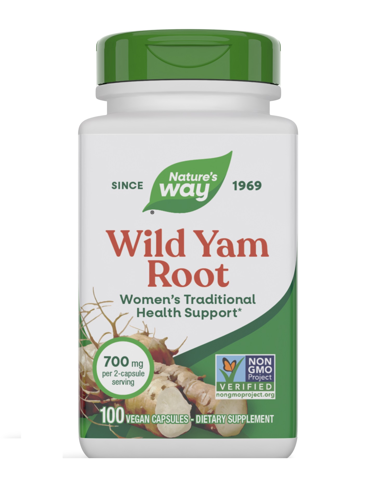 NATURES WAY WILD YAM/SWEET POTATO (root) 425 mg cap. x 100