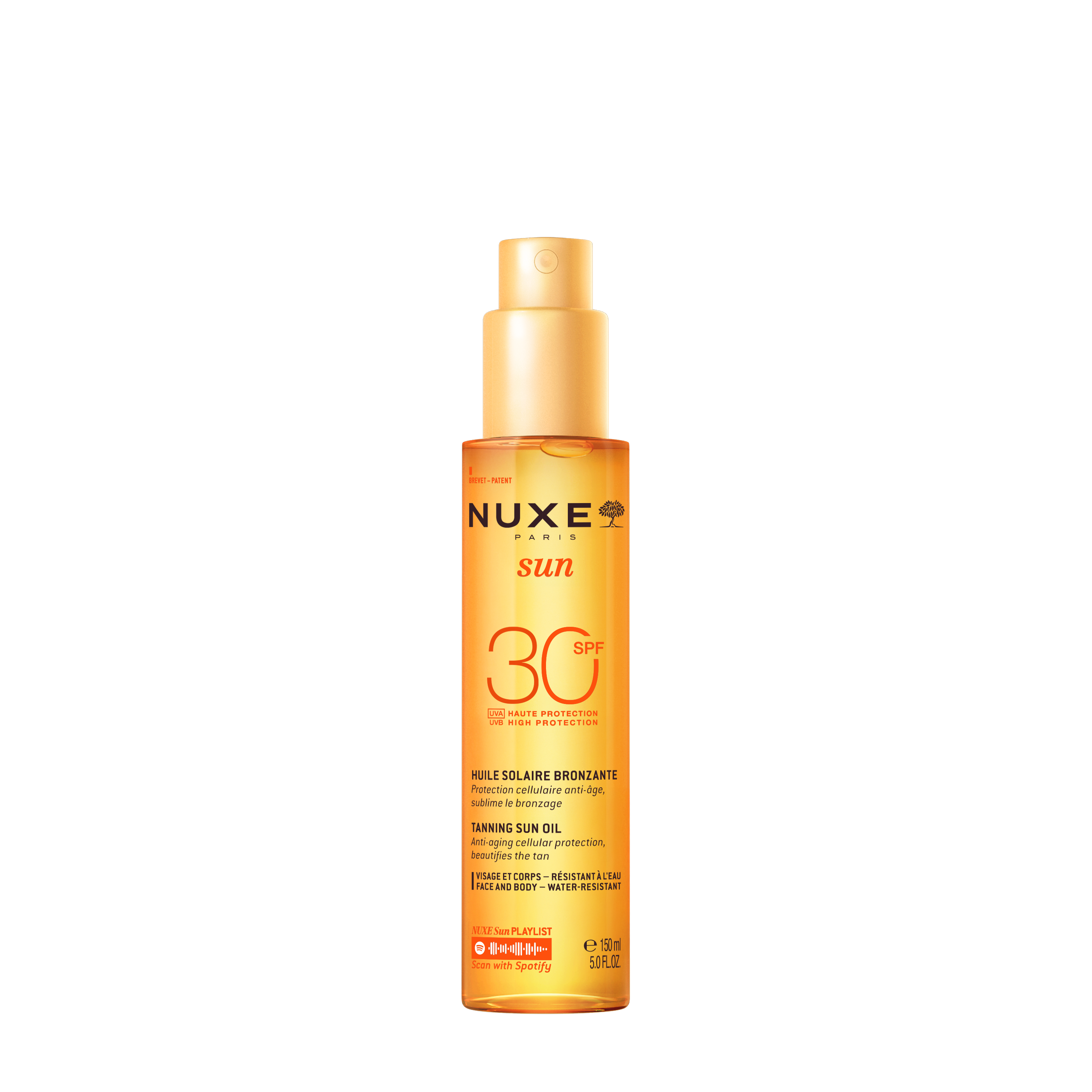 NUXE SUN Олио за придобиване на тен SPF30 150ml