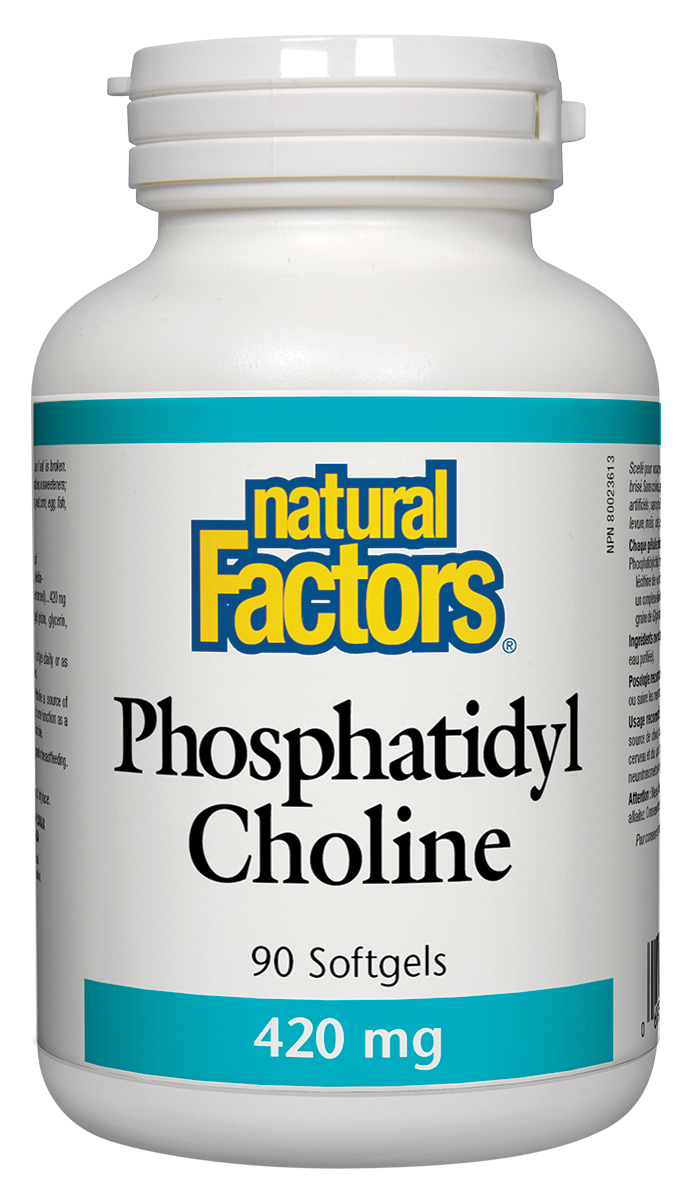 NATURAL FACTORS Phosphatidyl Choline 420mg x 90 tabl