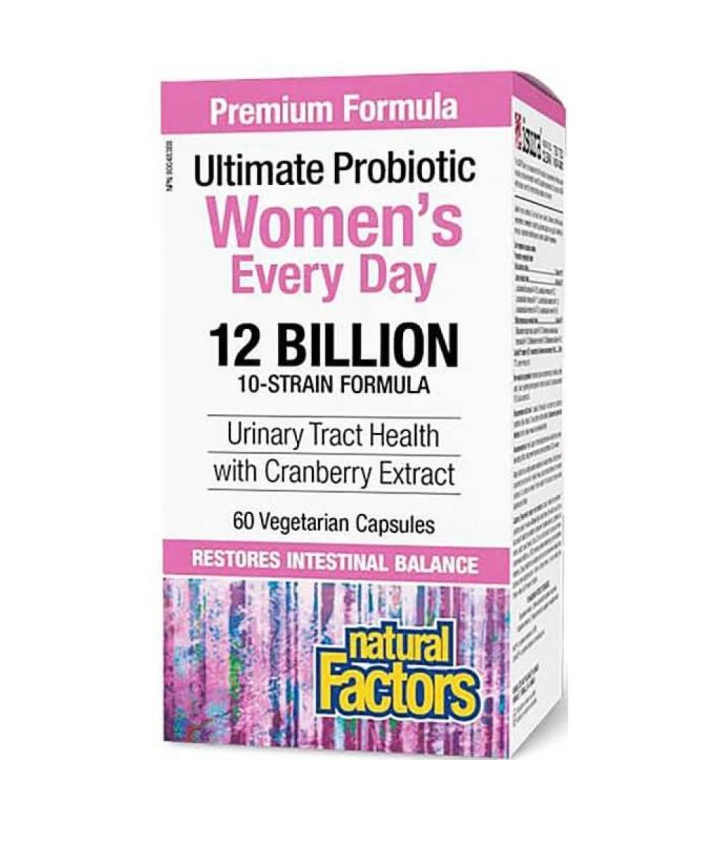 NATURAL FACTORS WOMEN'S MULTI PROBIOTIC x 60 caps