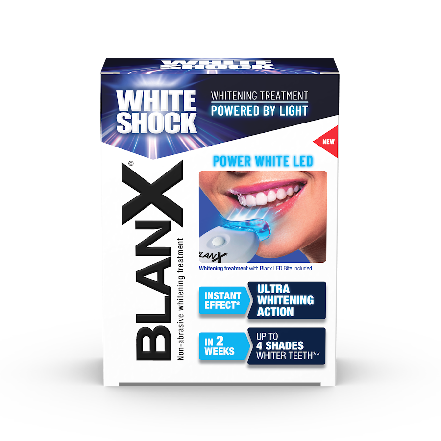 BLANX WHITE SHOCK TREATMENT + LED BITE ПЗ 50ml