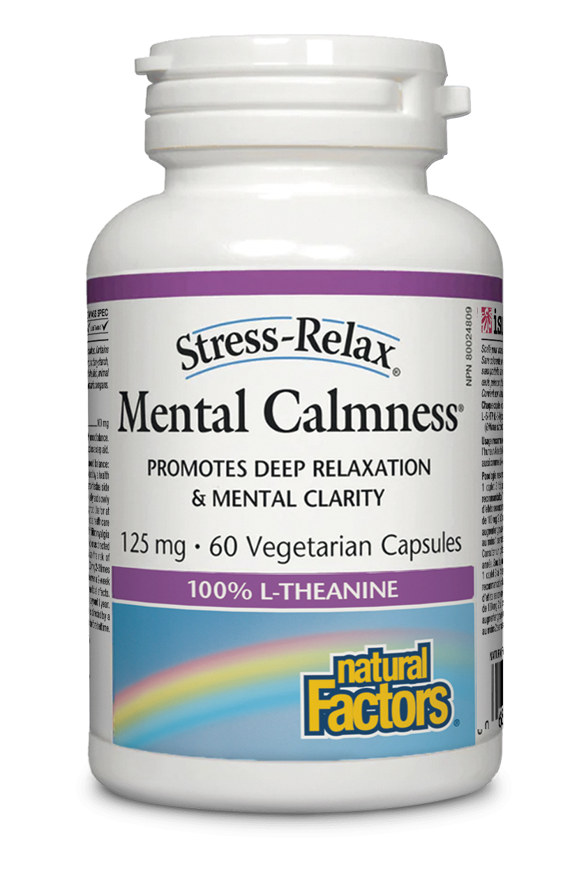 NATURAL FACTORS L-THEANINE 125mg x 60 caps