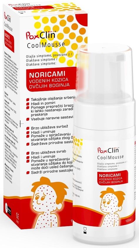 POXCLIN Cooling foam for chickenpox 100ml