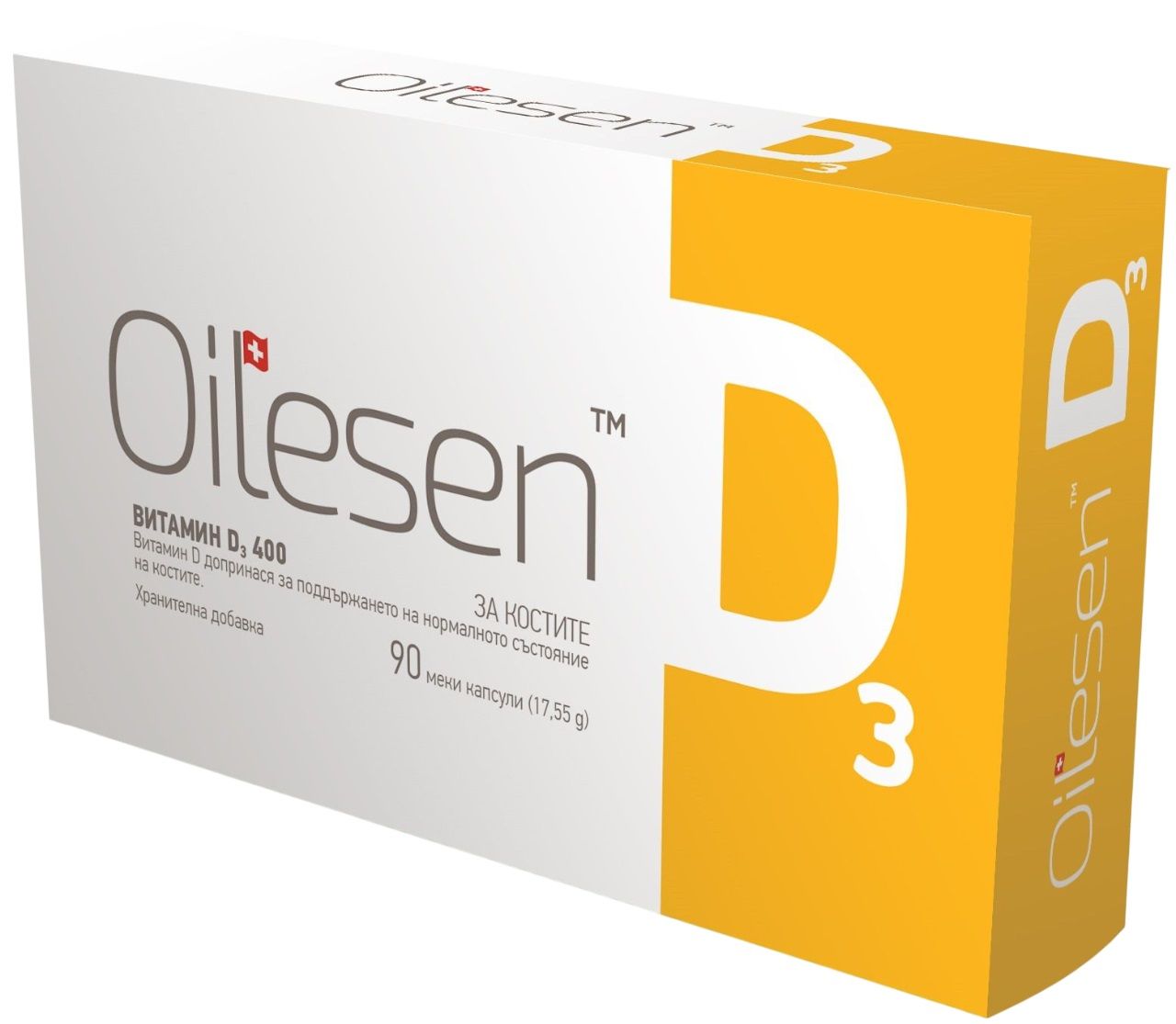 OILESEN VIT D3 400IU витамин Д3 x 90 caps