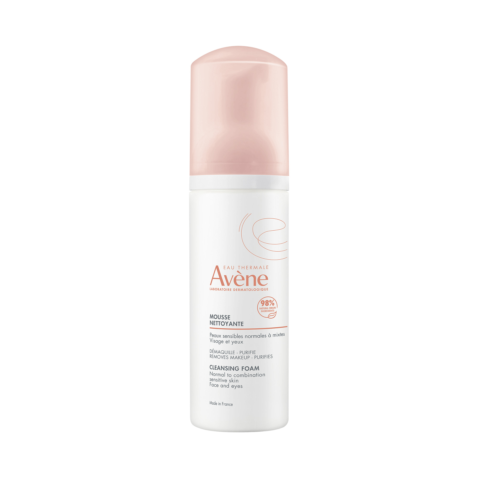 AVENE EAU THERMALE Cleansing foam for normal to combination skin 150 ml.