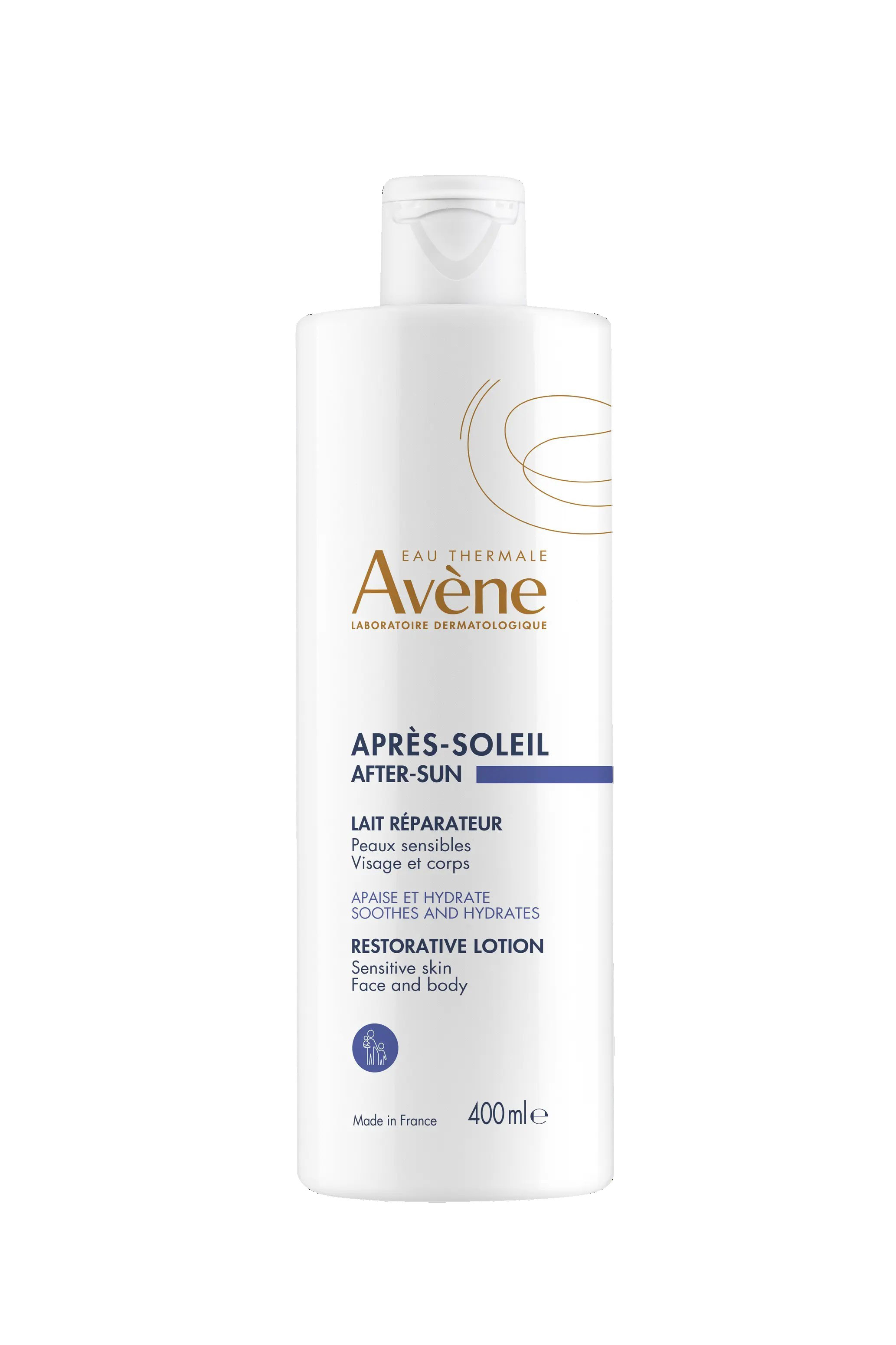 AVENE SUN AFTER SUN restorative lotion for after sun 400ml at the price of 200ml new