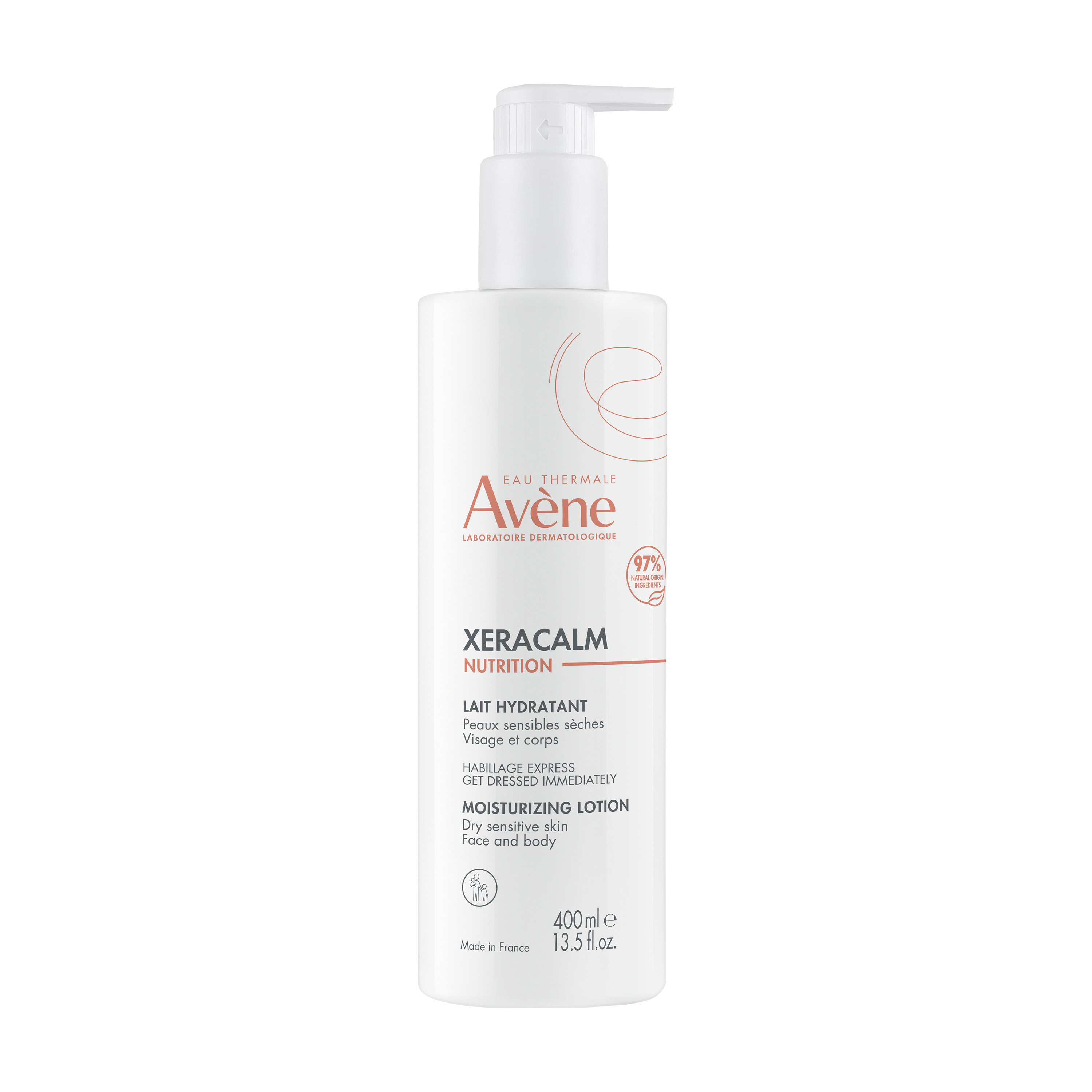 AVENE XERACALM NUTRITION hydrating milk 400ml
