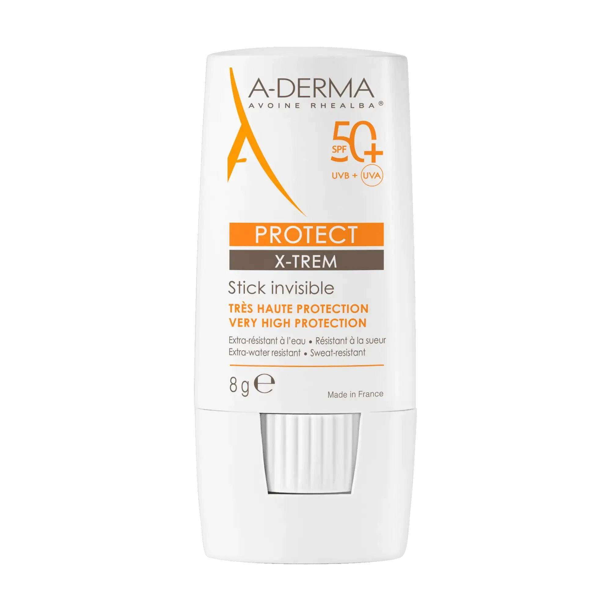 A-DERMA PROTECT X-TREM invisible stick SPF50+ for sensitive areas 8g