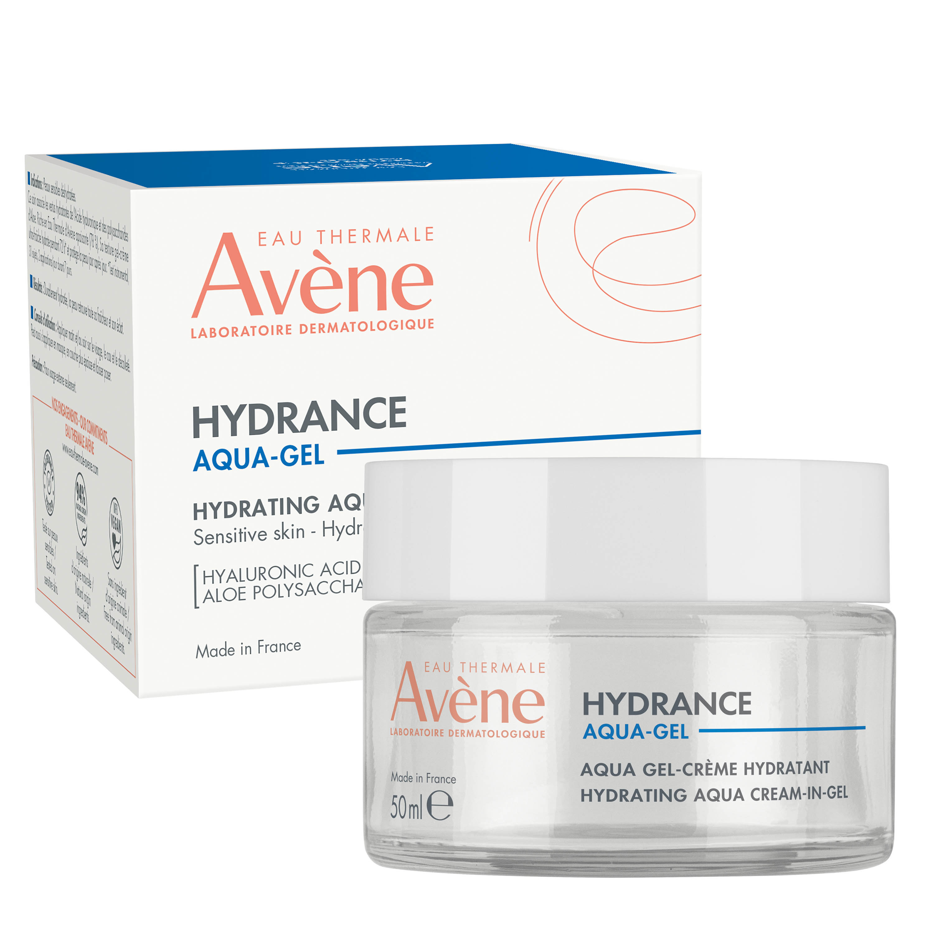 AVENE HYDRANCE AQUA GEL gel-cream for sensitive and dehydrated skin 50ml