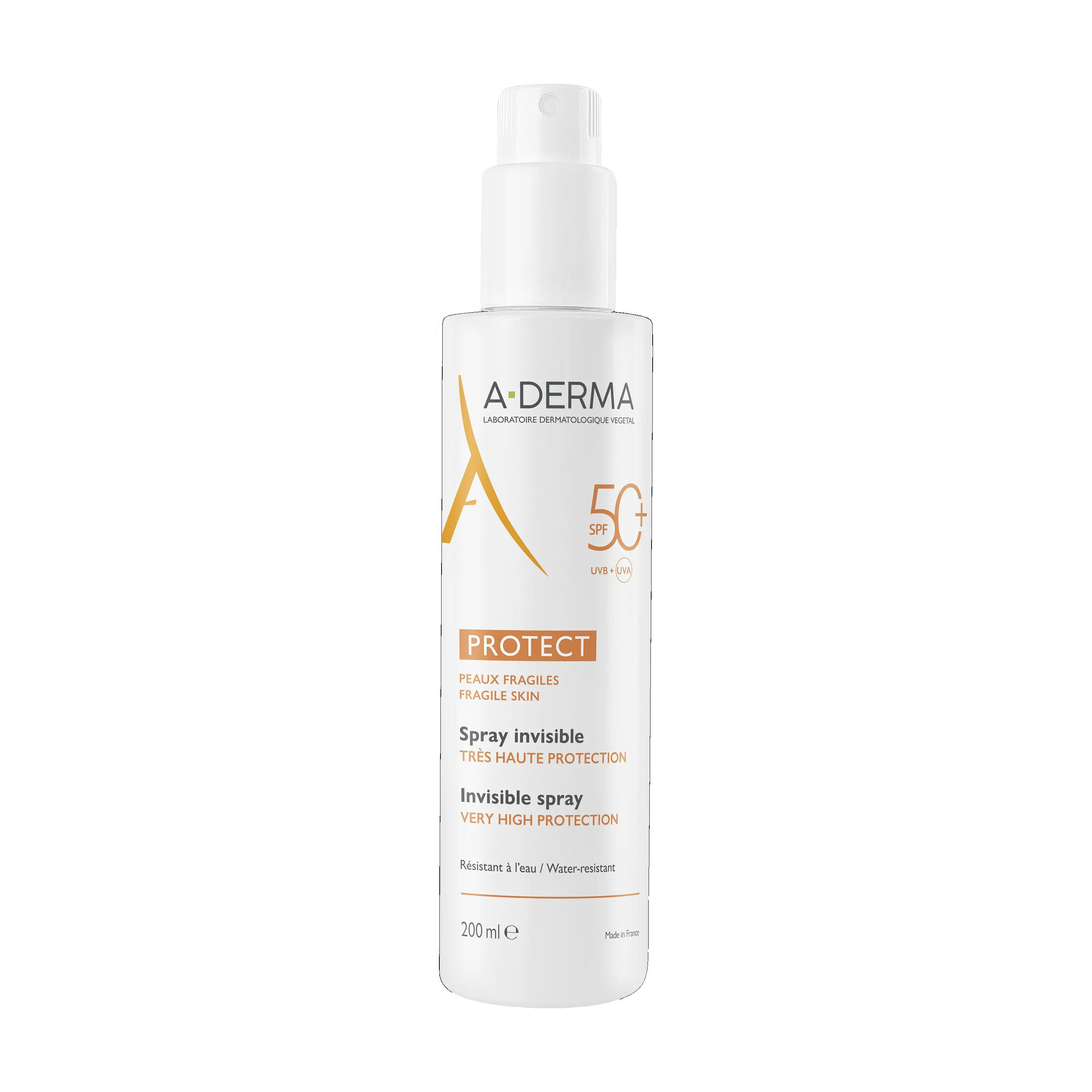 A-DERMA PROTECT SPF50+ sunscreen invisible spray 200ml