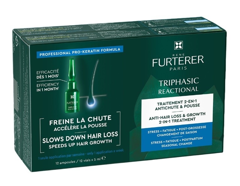 RENE FURTERER TRIPHASIC REAC MONDE Ампули против реакционен косопад 5ml x 12 amp