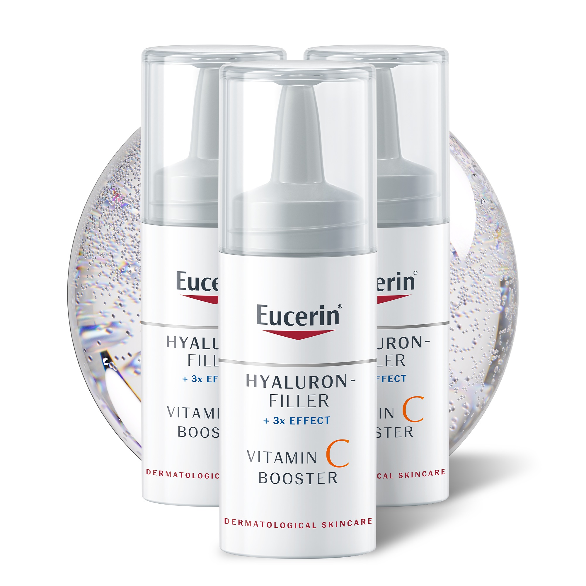EUCERIN HYALURON-FILLER VITAMIN C бустер 3 x 8ml