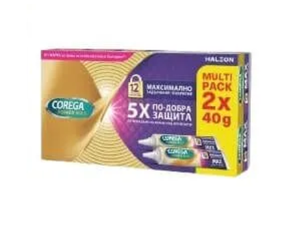 COREGA DUO MAX SEAL лепило за протези 40g 1+1