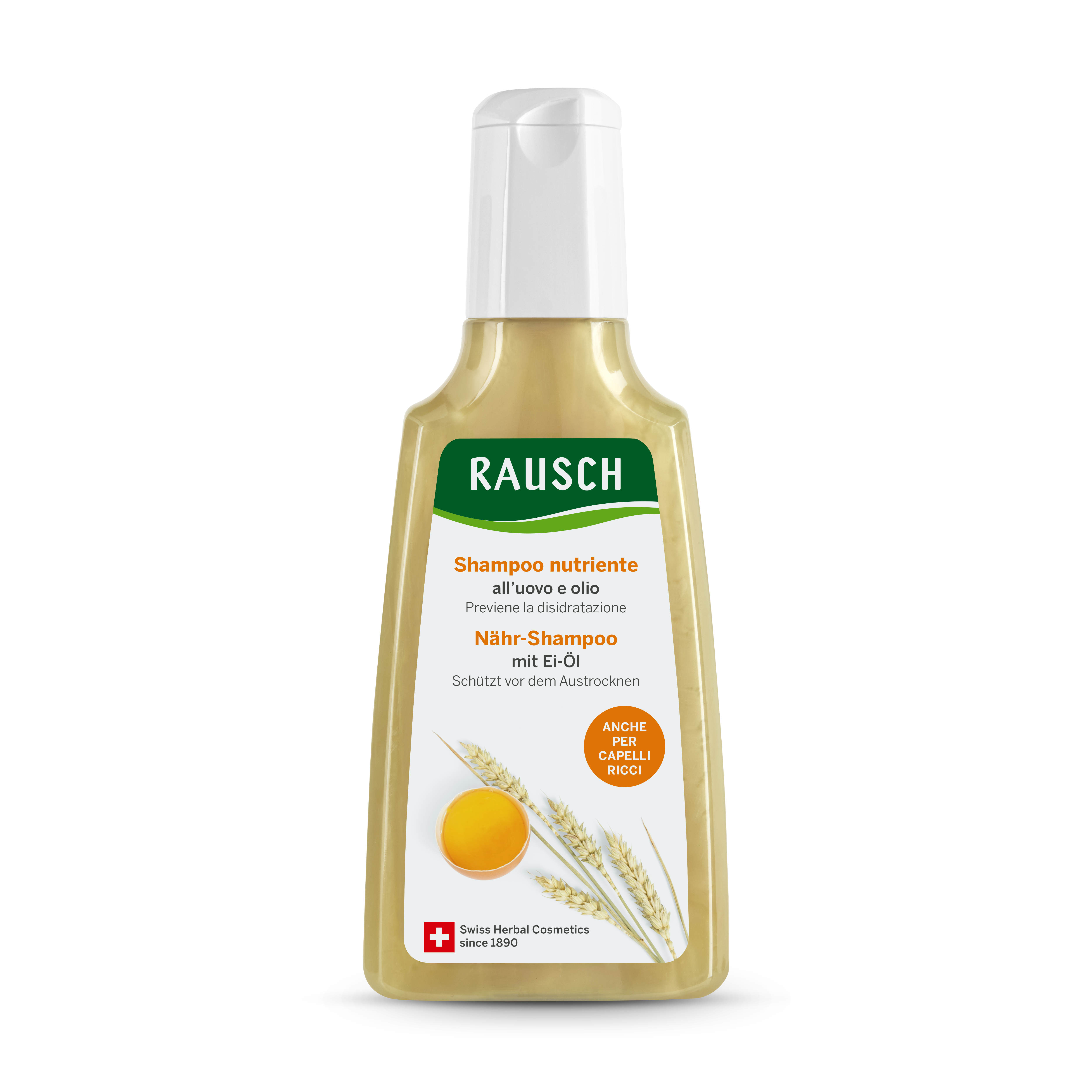 RAUSCH Подхранващ шампоан за суха и дехидратирана коса с яйчен жълтък и пшеничен зародиш  200ml