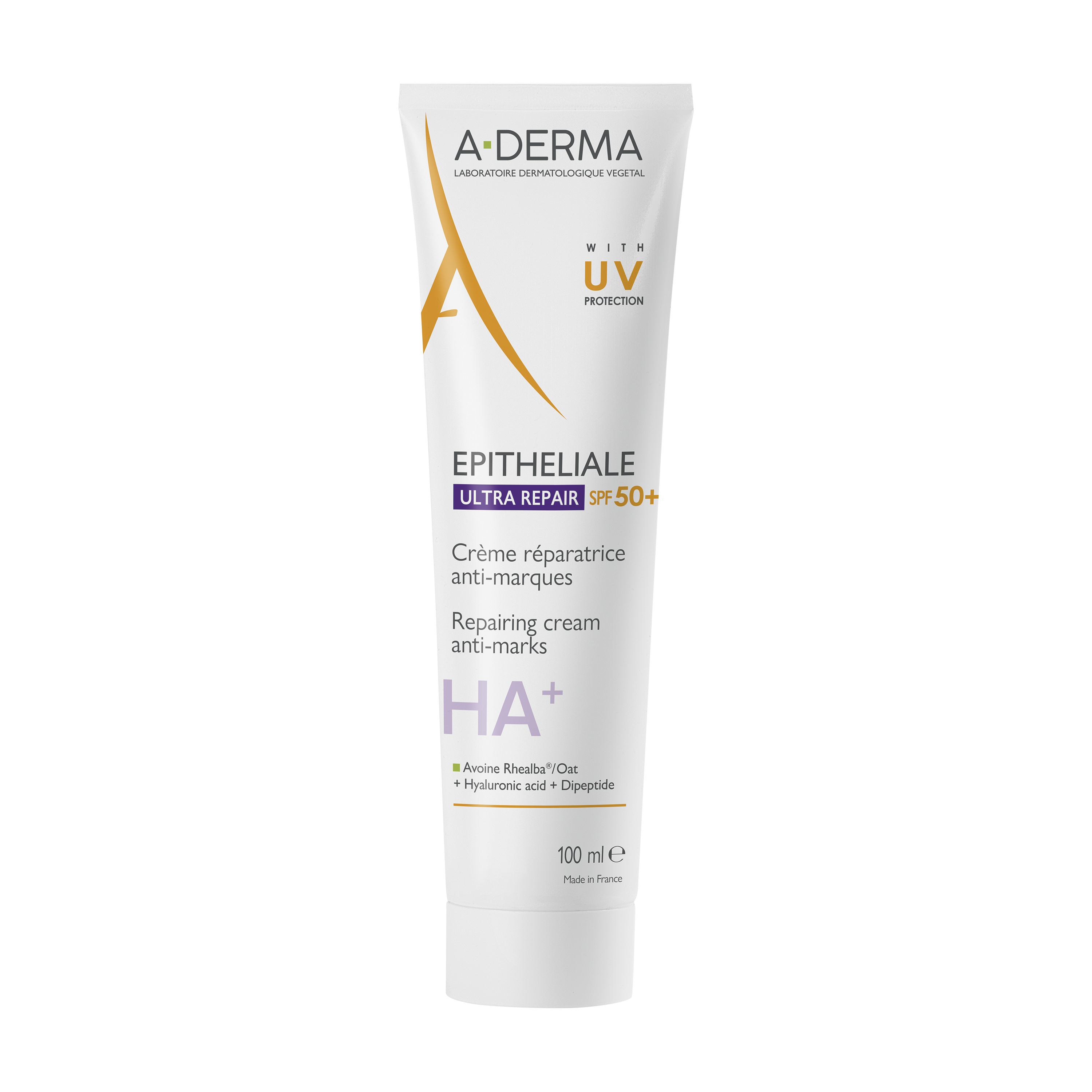 A-DERMA EPITHELIALE AH ULTRA SPF50 + възстановяващ защитен крем 100ml