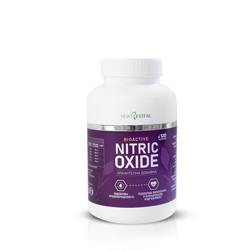 MURACOL Bio Nitric Oxide за по-добро кръвообращение, издръжливост и енергия x 120caps