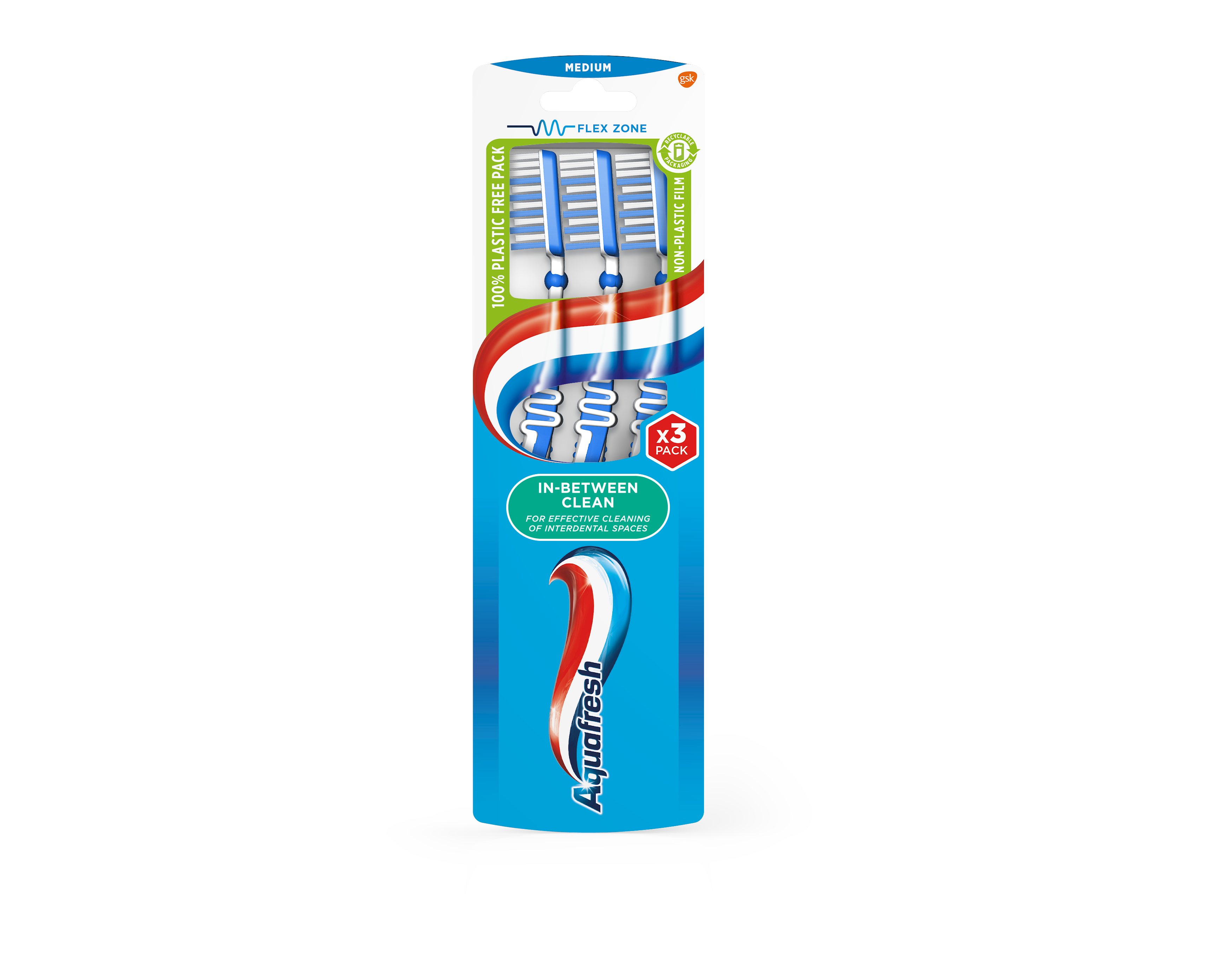 AQUAFRESH IN BETWEEN CLEAN TRIO PACK Ч/З
