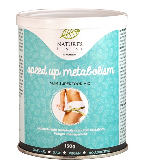 NATURE’S FINEST SPEED UP METABOLISM Супер микс БИО на прах за бърз метаболизъм 130g