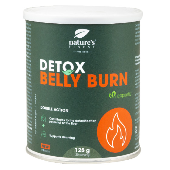 NATURE’S FINEST DETOX BELLY BURN Супер микс на прах за детоксикация 125g
