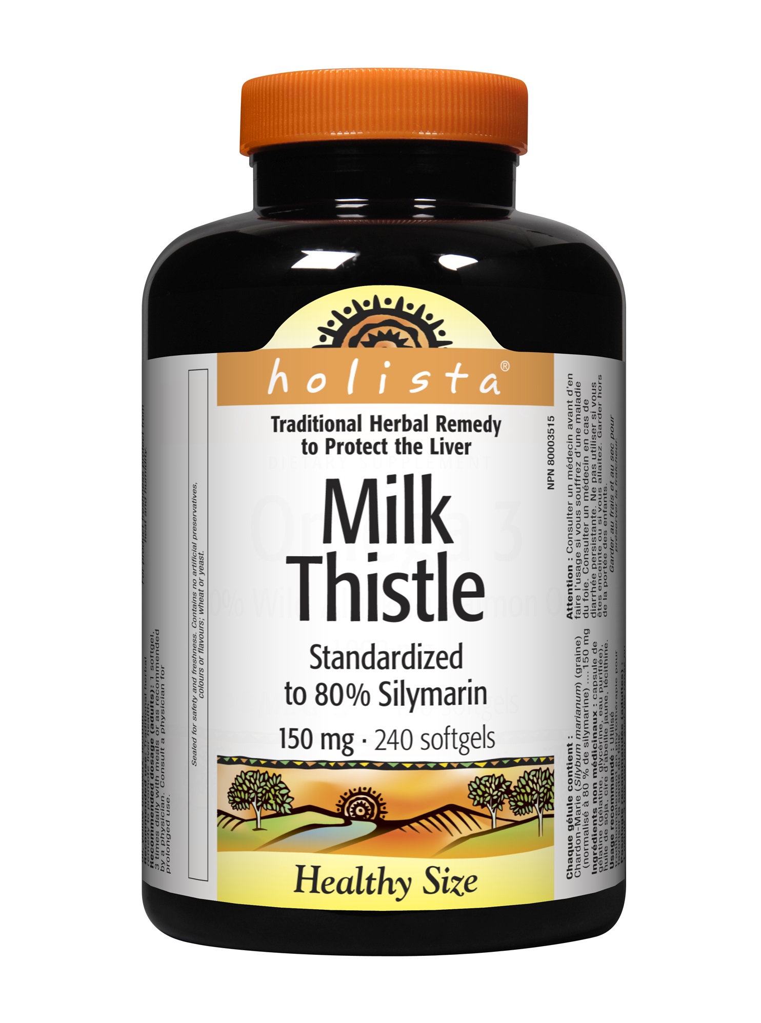 HOLISTA MILK THISTLE 150mg x 240 softgels