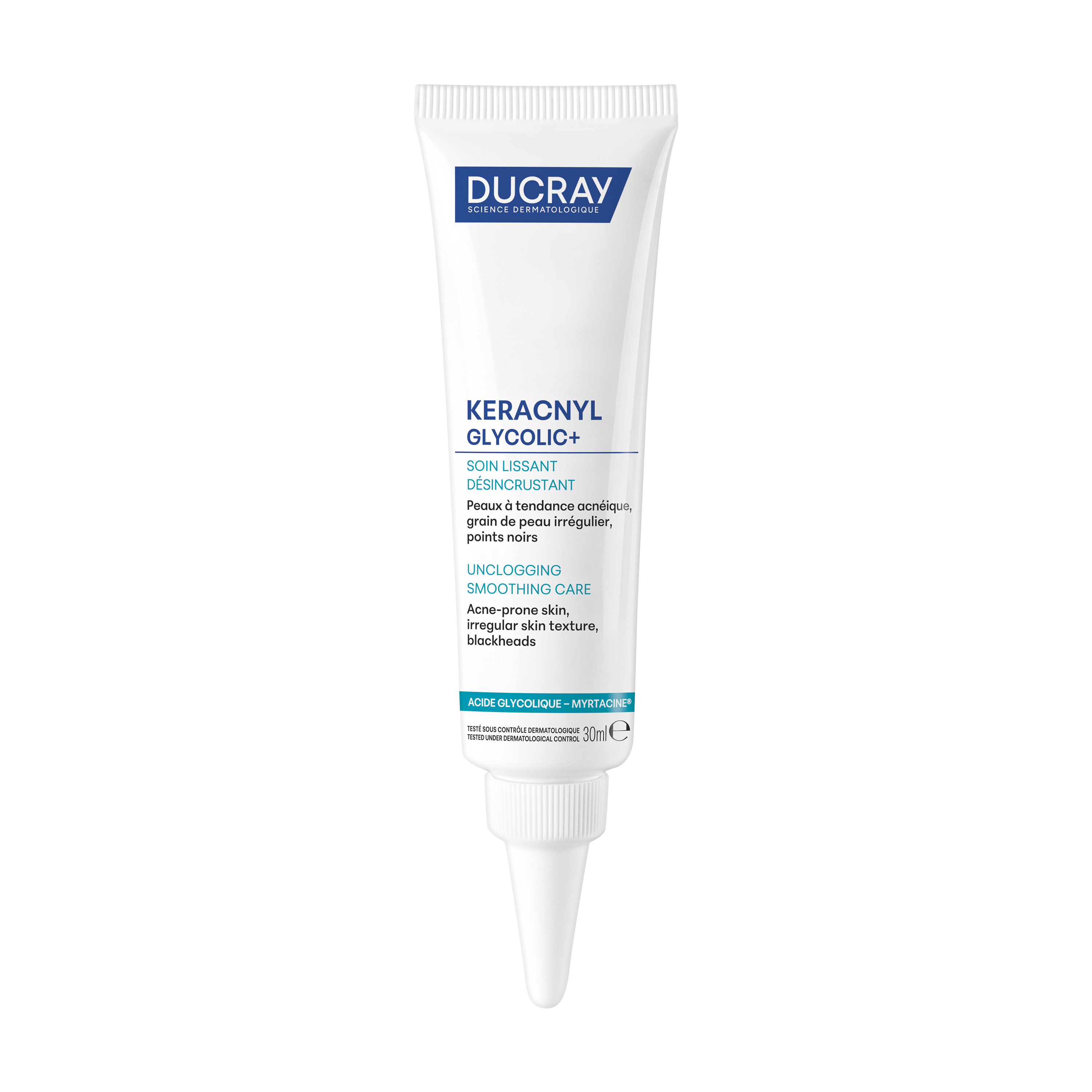DUCRAY KERACNYL GLYCOLIC+ cream against comedones 30ml