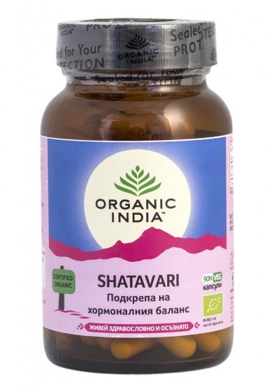 ORGANIC INDIA SHATAVARI Shatavari for hormonal balance x 90 caps