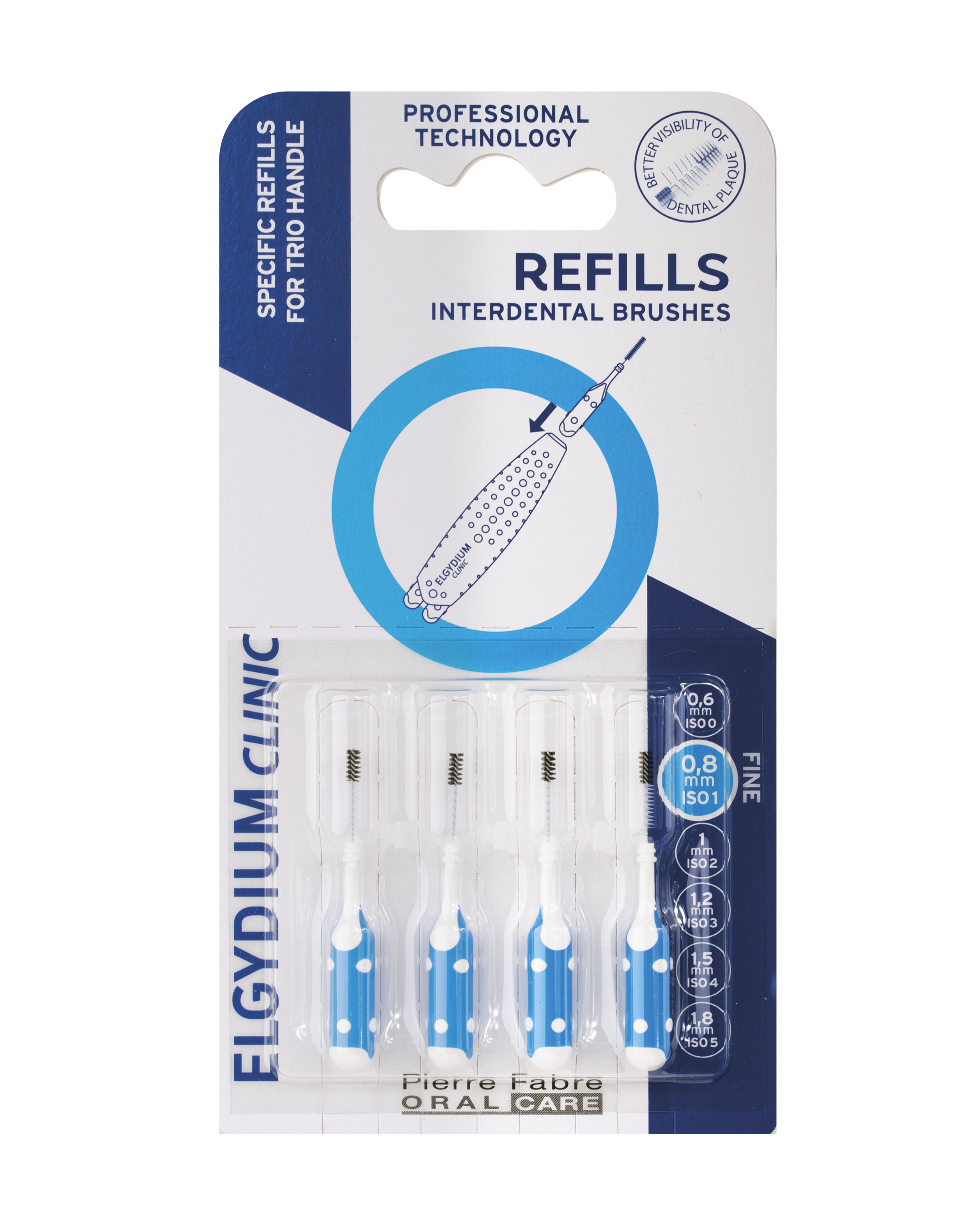 ELGYDIUM TRIO Compact Пълнител СИН