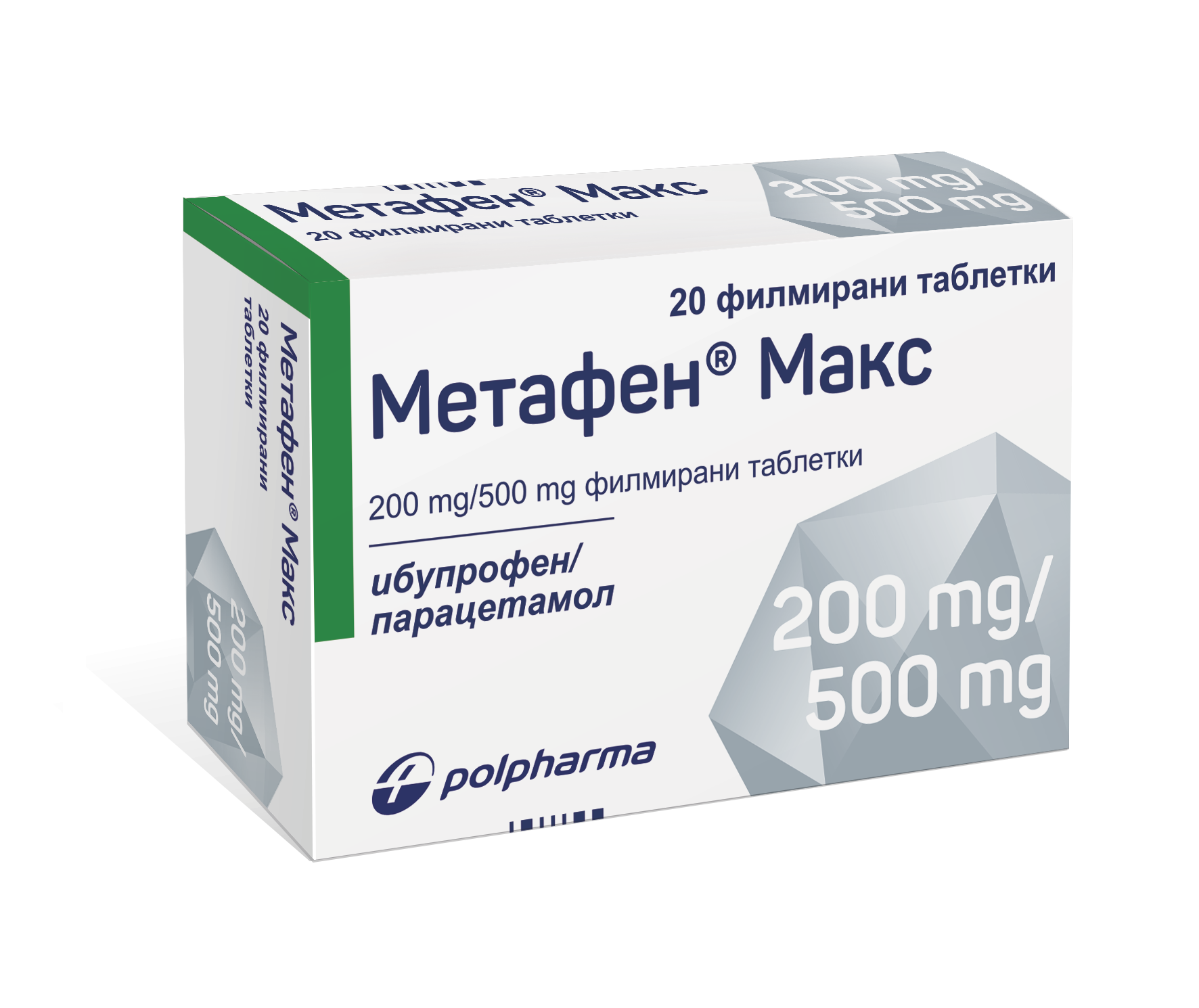 METAFEN MAX 200mg/500mg x 20 tabl