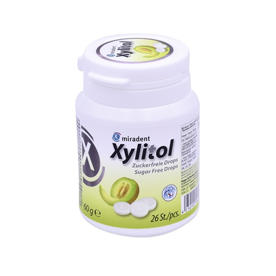 MIRADENT 100% Xylitol Candies x 26 melon flavor