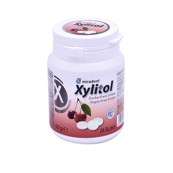 MIRADENT 100% Xylitol candies x 26 cherry flavor