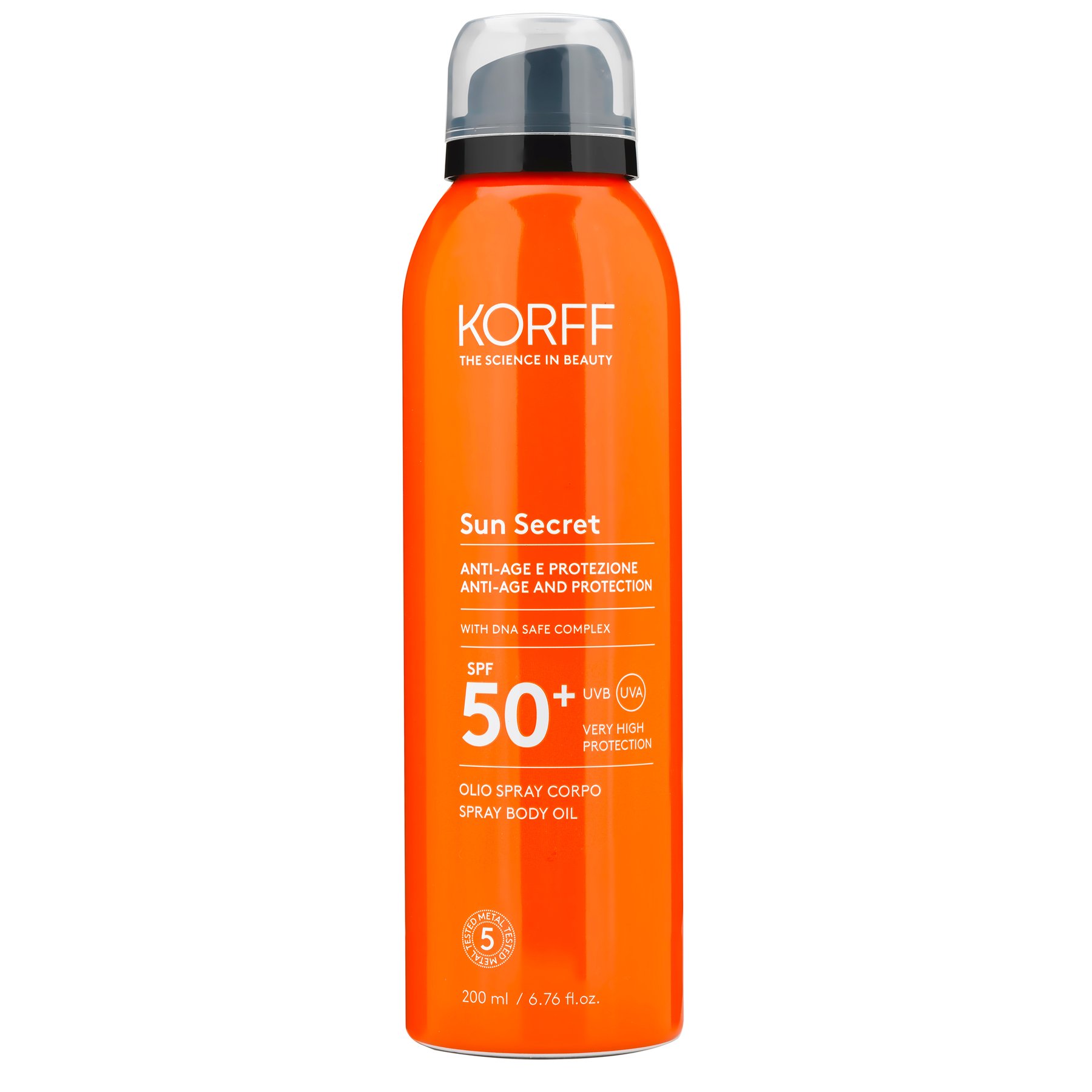 KORFF SUN SECRET Спрей боди емулсия SPF 50+ 200ml