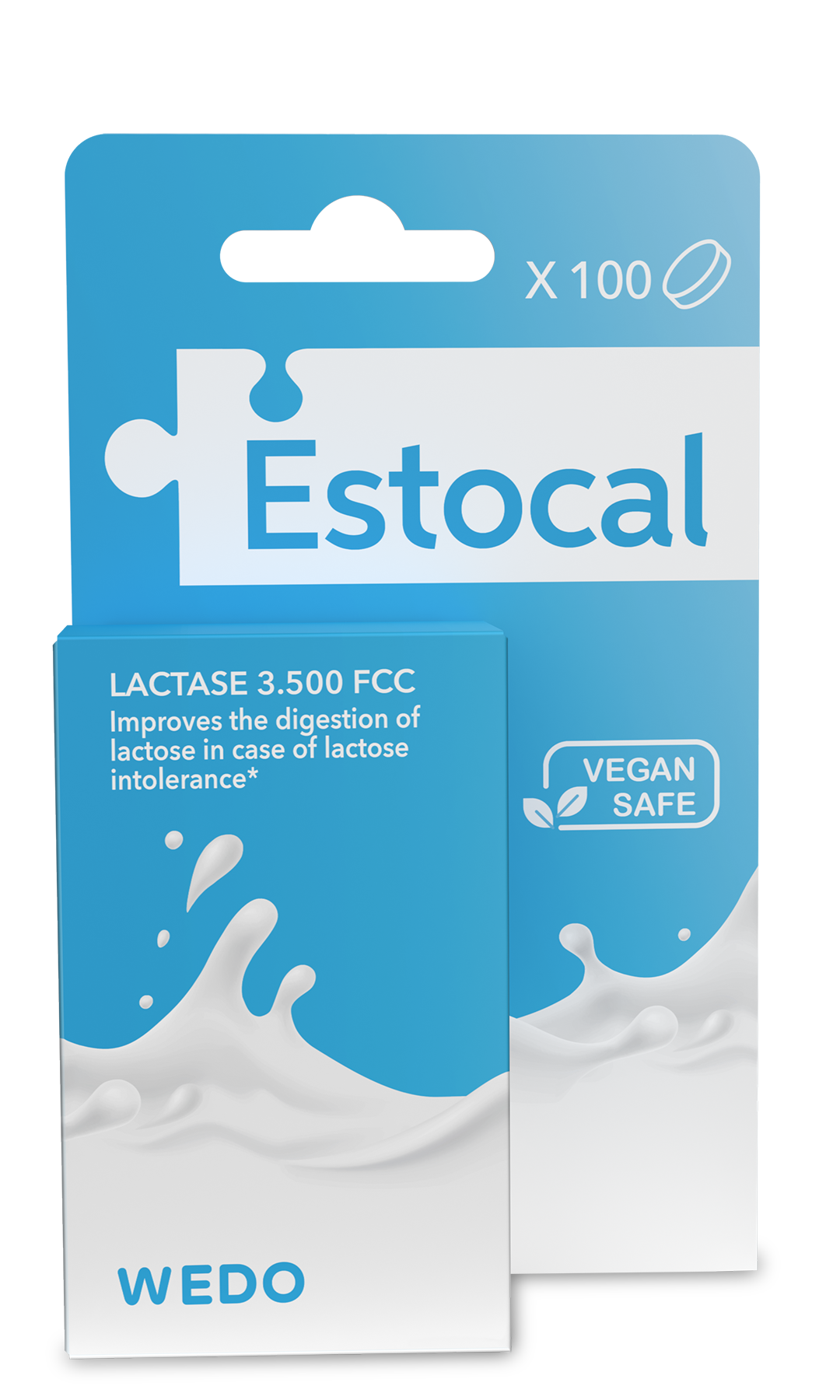 ESTOCAL LACTASE за по-добро храносмилане x 100 tabl
