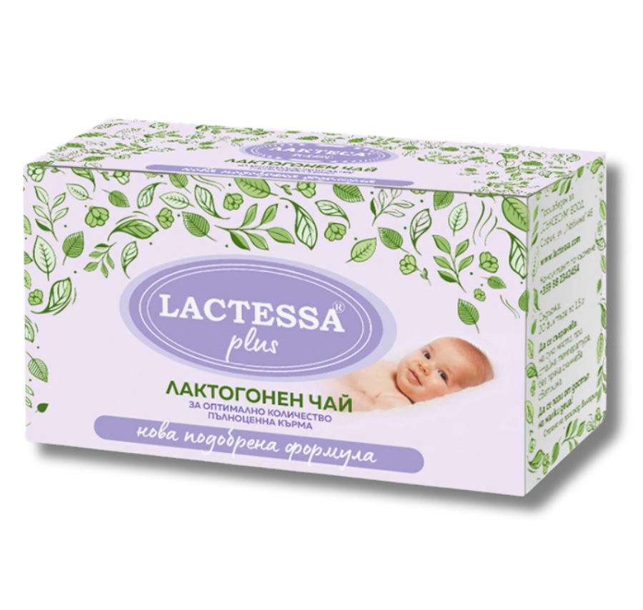 LACTESSA Plus лактогонен чай със сминдух x 20