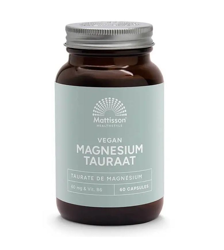 MATTISSON Magnesium Tauraat Magnesium (taurate) + vitamin B6 x 60 caps