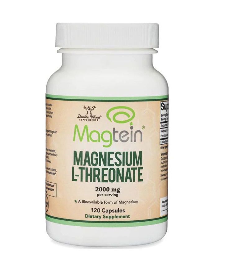 DOUBLE WOOD MAGNESIUM L-THREONATE Магнезий (Л-Треонат) за здрави мускули и сърце х 100 caps