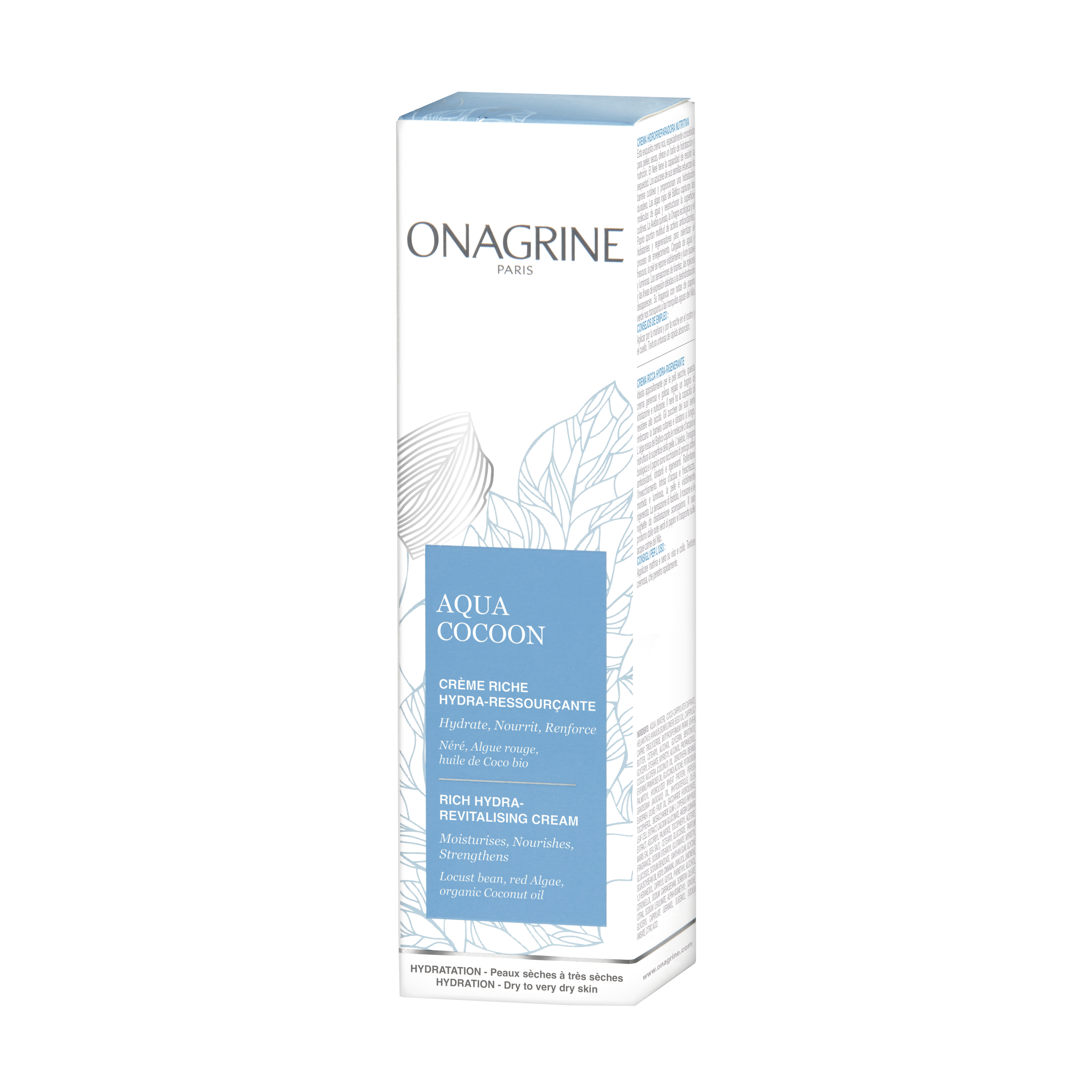 ONAGRINE AQUA COCOON Богат хидратиращ и подхранващ крем 40 ml/P01791