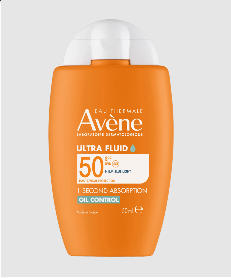 AVENE SUN ULTRA FLUID SPF50 слънцезащитен ултра флуид за мазна кожа 50ml