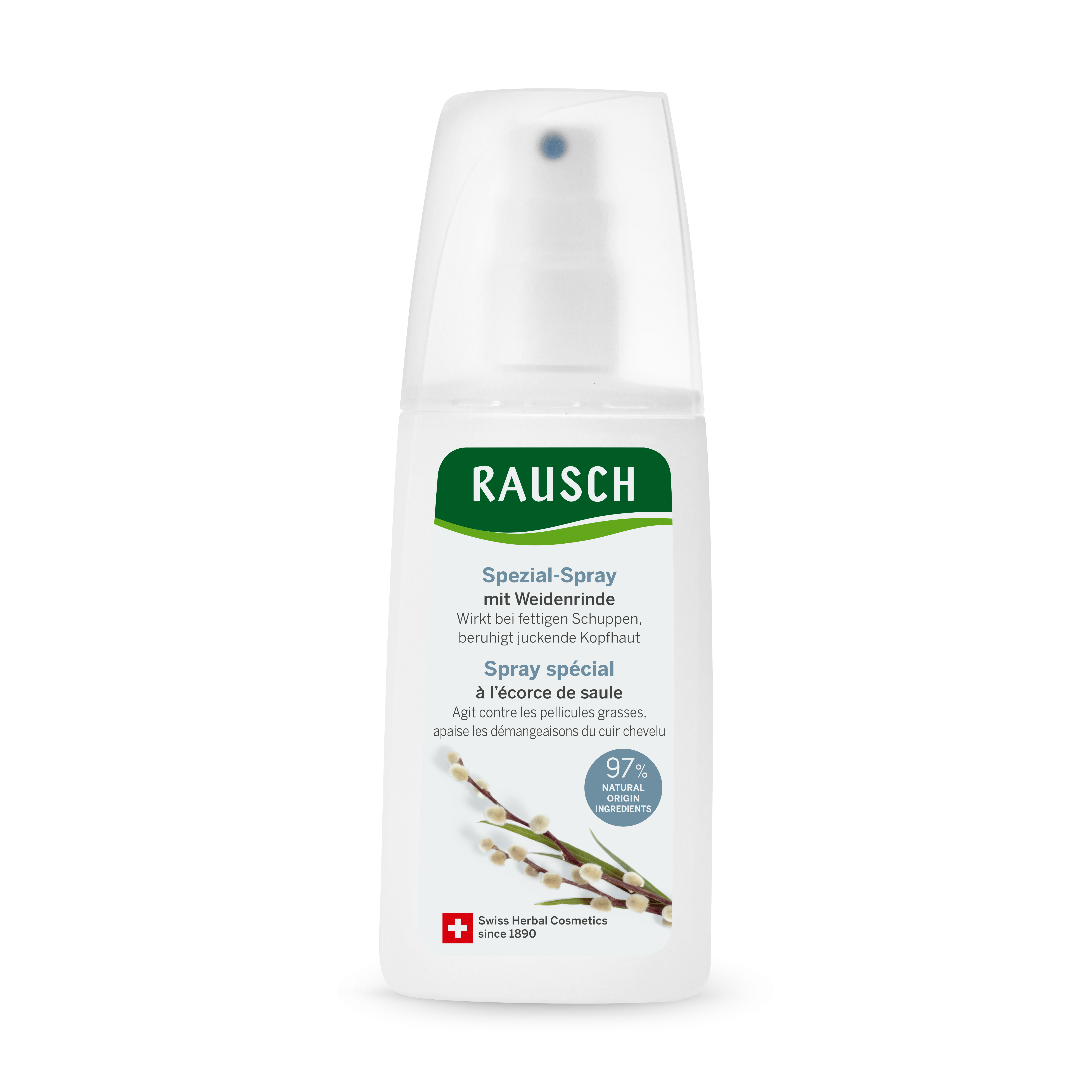 RAUSCH спрей балсам за коса против мазен пърхот с кора от върба 100ml  /12973