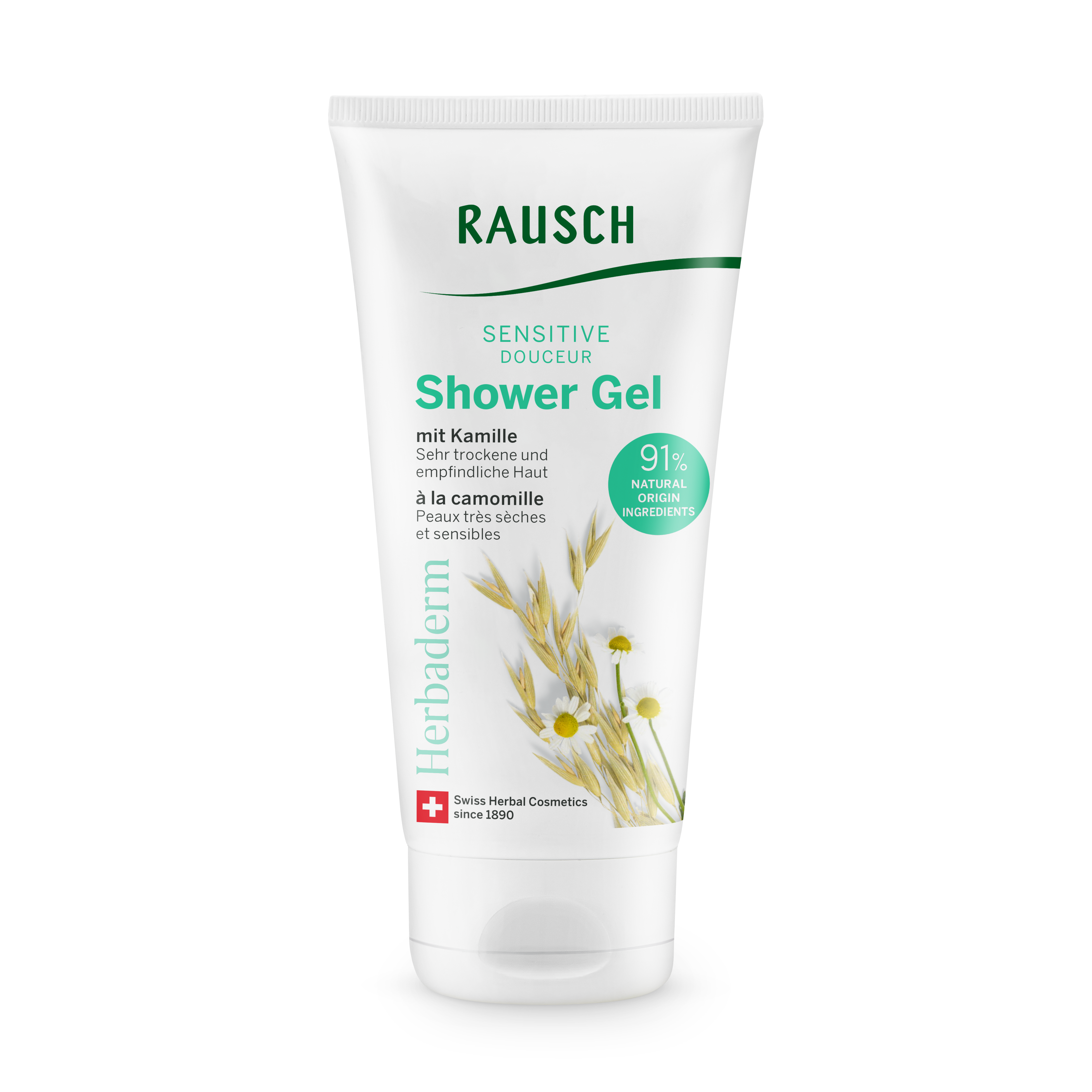 RAUSCH SHOWER GEL душ-гел с лайка за суха и чувствителна кожа 50ml / 31672