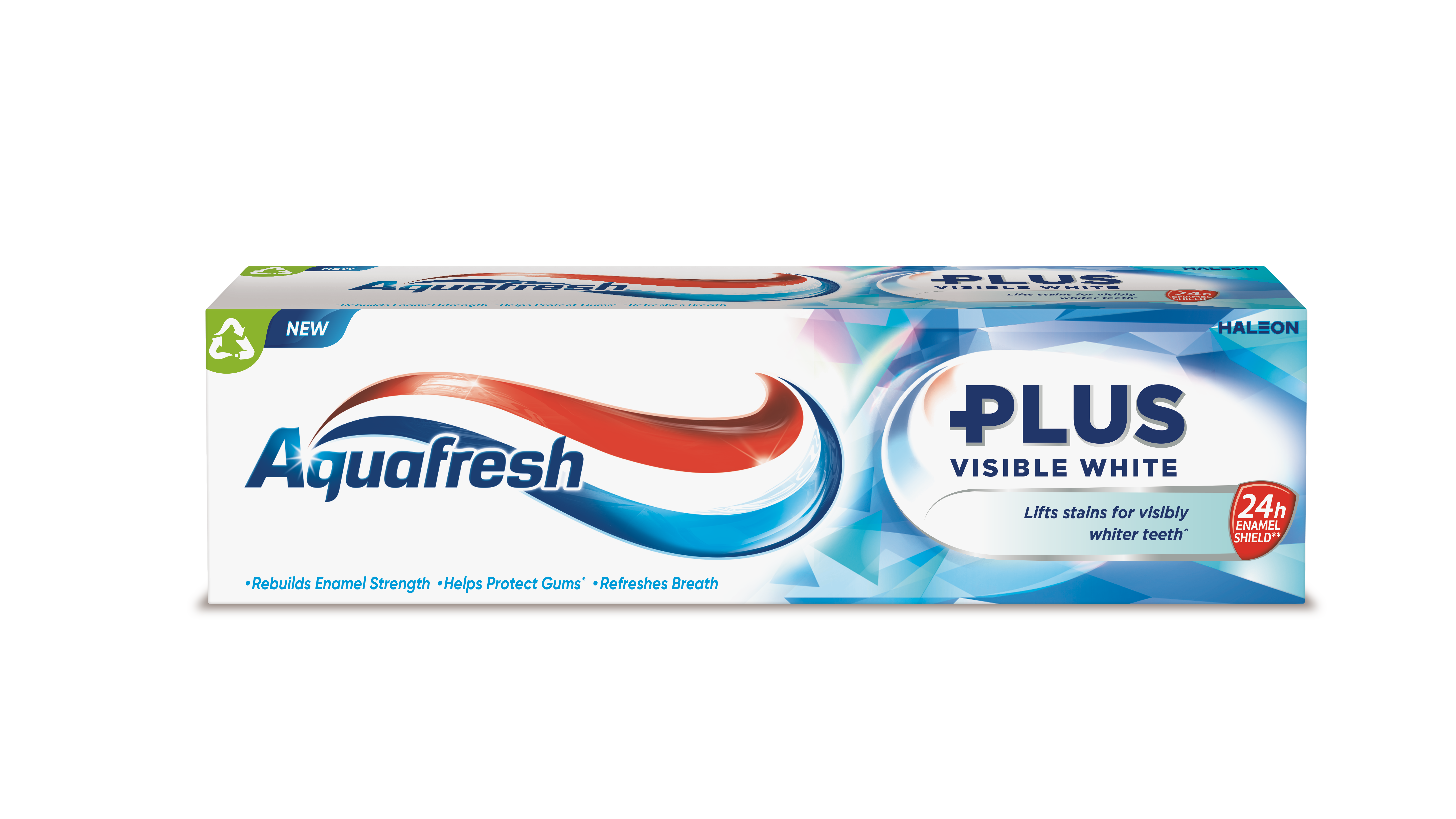 AQUAFRESH PLUS VISIBLE WHITE toothpaste 75ml
