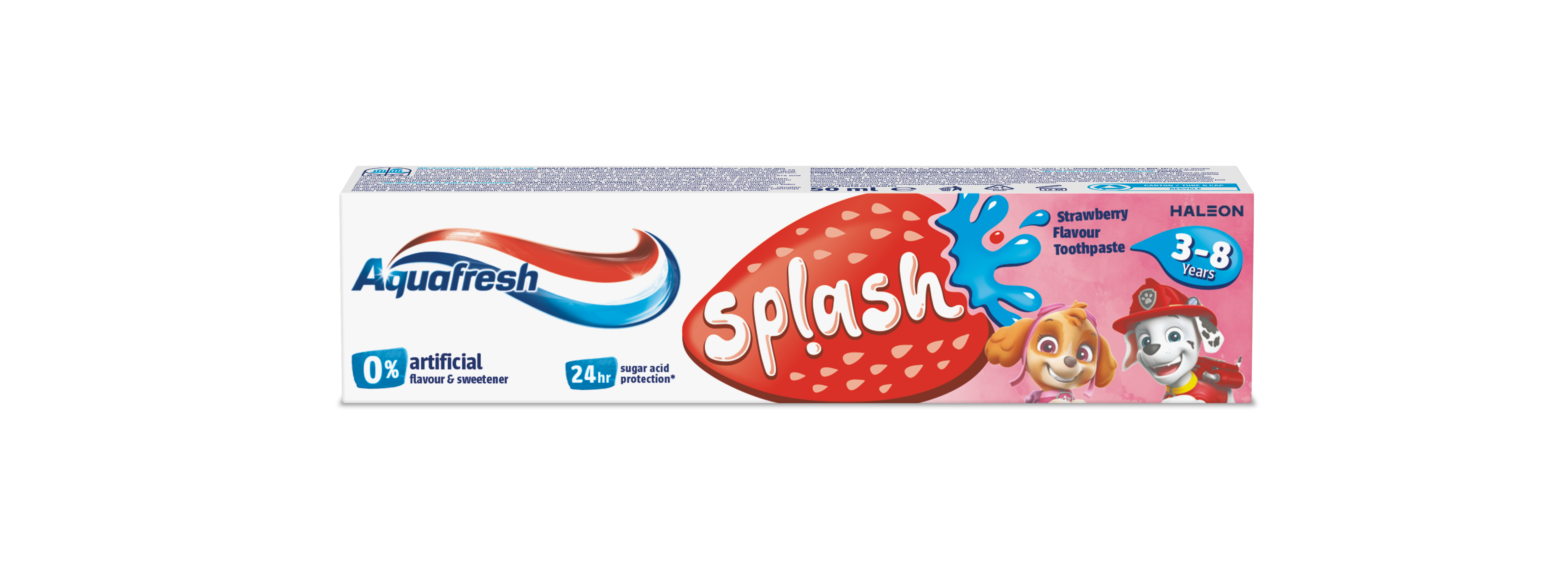 AQUAFRESH SPLASH STRAWBERRY toothpaste 3-8 years 50ml