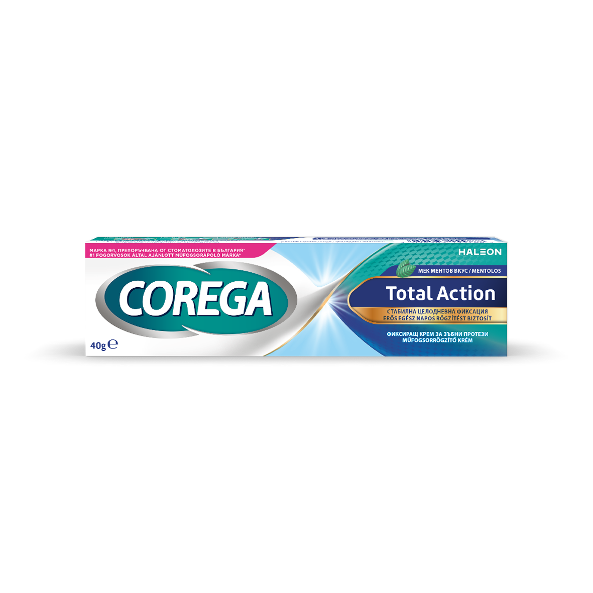 COREGA TOTAL ACTION denture adhesive 40g